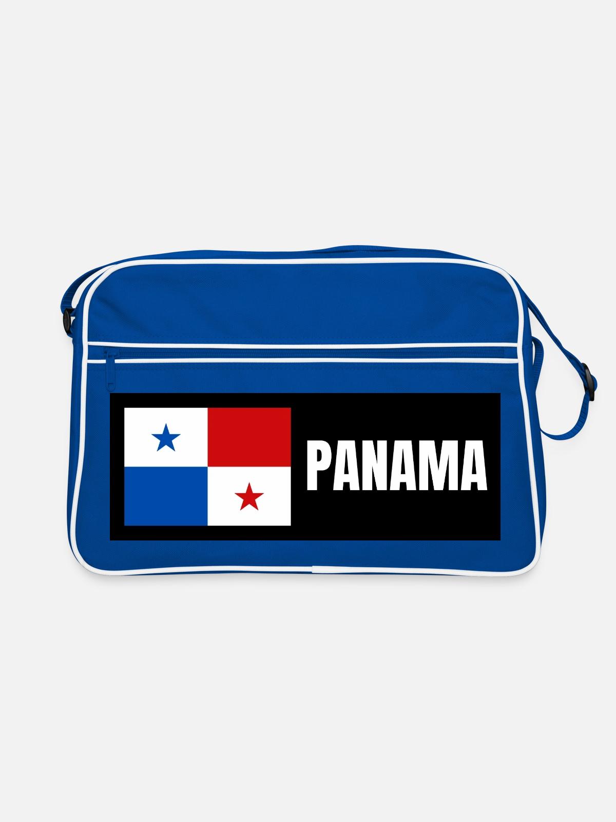 Panama Flag - Retro Bag - blue/white - Front