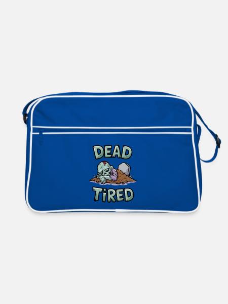 Crevé - Sac Retro - bleu/blanc