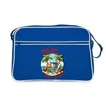 Summer good days - Retro Bag - blue/white - Front
