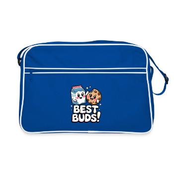 Best Buds! - Retro Bag - blue/white - Front