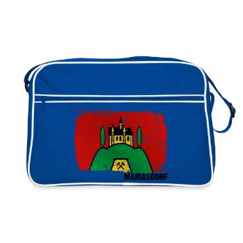 le bourg de Mariasdorf dans le sud du Burgenland - Sac Retro - bleu/blanc - Devant