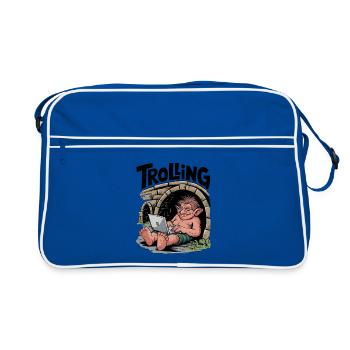 Trolling - Retro Bag - blue/white - Front