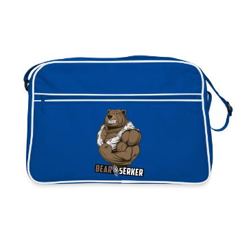 Bearserker - Retro Bag - blue/white - Front