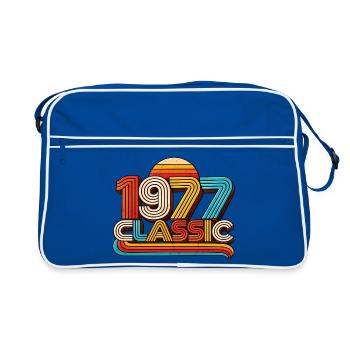 1977 Retro Rainbow Classic - Retro Tasche - Blau/Weiß - Vorne