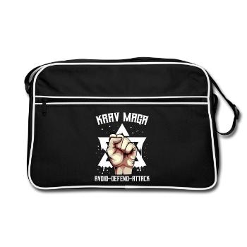Krav Maga - Sac Retro - noir/blanc - Devant