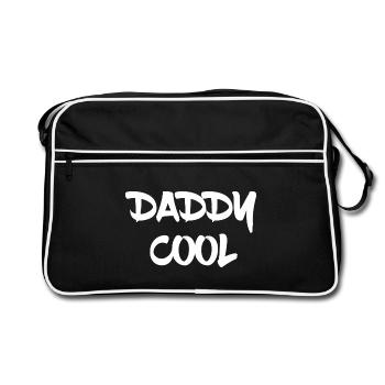 Daddy Cool - Retro Tasche - Schwarz/Weiß - Vorne