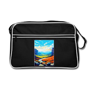 High Cup Nick Cumbria Vintage Travel Poster WPA - Retro Bag - black/white - Front