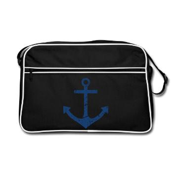 Anchor - Retro Bag - black/white - Front