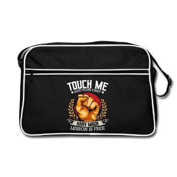 Krav Maga - Sac Retro - noir/blanc - Devant