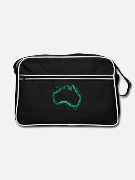 Australien - Retro Tasche - Schwarz/Weiß