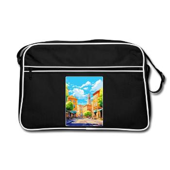 Aix En Provence France Vintage Travel Poster WPA - Retro Bag - black/white - Front