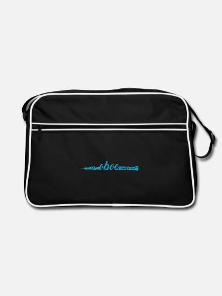 Beschwingte Oboe Orchesterklang - Retro Tasche - Schwarz/Weiß