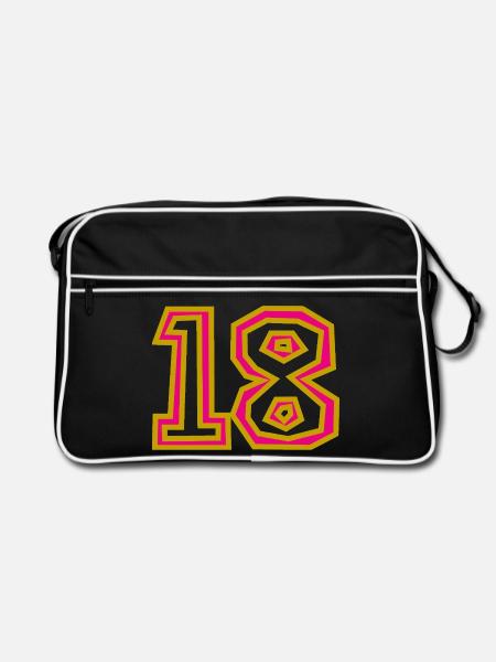 18 - Sac Retro - noir/blanc