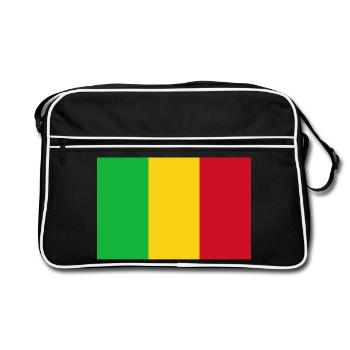 Mali - Retro Tasche - Schwarz/Weiß - Vorne