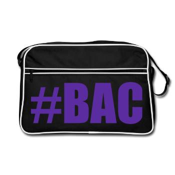 FERRY. BACCALAUREAT. PATENT. DNB. EXAMINATION. WELL DONE - Retro Bag - black/white - Front