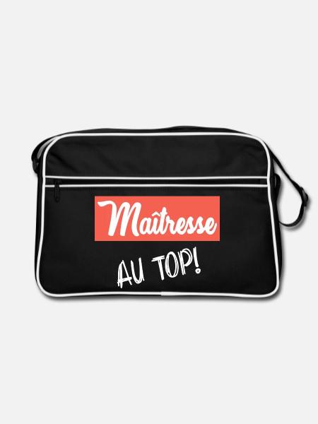 GELIEBTE - Retro Tasche - Schwarz/Weiß