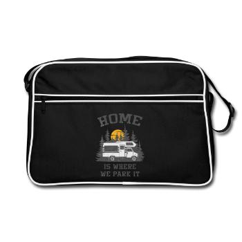 Camping-car Camping Camping-car - Sac Retro - noir/blanc - Devant