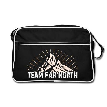 Team Far North | Nordland | Nord - Sac Retro - noir/blanc - Devant