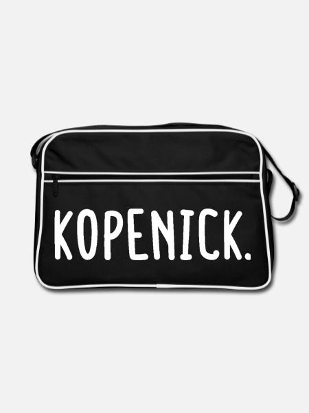Köpenick Berlin Bezirk Fancy - Retro Tasche - Schwarz/Weiß
