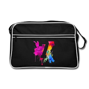 7 YEARS 7TH BIRTHDAY - Retro Bag - black/white - Front