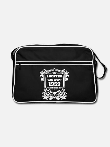 1959 - Retro Tasche - Schwarz/Weiß