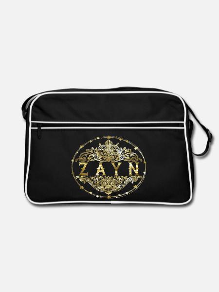 Zayn - Retro Tasche - Schwarz/Weiß