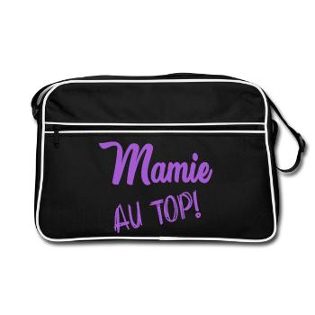 MAMA. OMA - Retro Tasche - Schwarz/Weiß - Vorne
