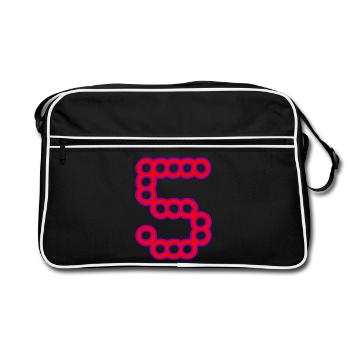 5. ANNIVERSARY. 5 YEARS. 5th ANNIVERSARY - Retro Bag - black/white - Front