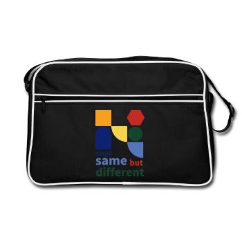 same same but different - Retro Bag - black/white - Front