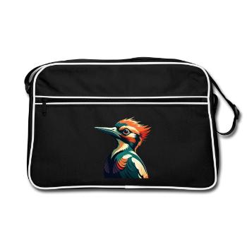 Pic Personnage De Dessin Animé Animal De Compagnie Coloré - Sac Retro - noir/blanc - Devant