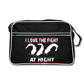 I poisson-chat - pêcheur de poisson-chat - Sac Retro - noir/blanc - Devant