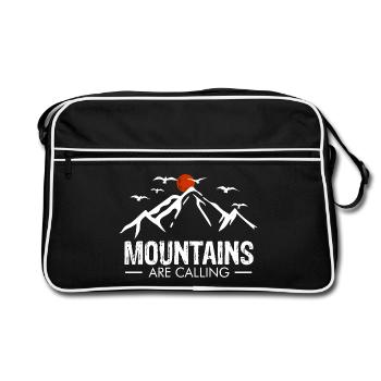 escalade alpinisme alpinisme escalade sportive - Sac Retro - noir/blanc - Devant