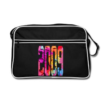 BUNT 17TH BIRTHDAY 2009 - Retro Bag - black/white - Front