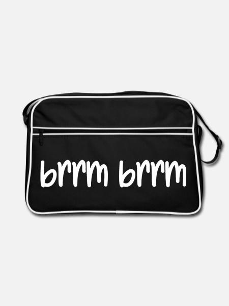 brrm brrm - Retro Bag - black/white - Front