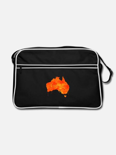 Australien - Retro Tasche - Schwarz/Weiß