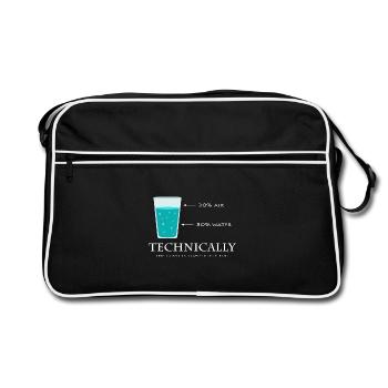 science - Sac Retro - noir/blanc - Devant