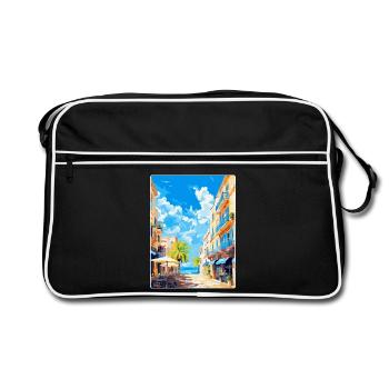 Palma De Majorque Espagne Affiche De Voyage Vintage WPA - Sac Retro - noir/blanc - Devant