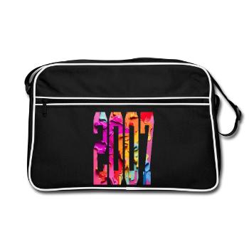 BUNT 19TH BIRTHDAY 2007 - Retro Bag - black/white - Front