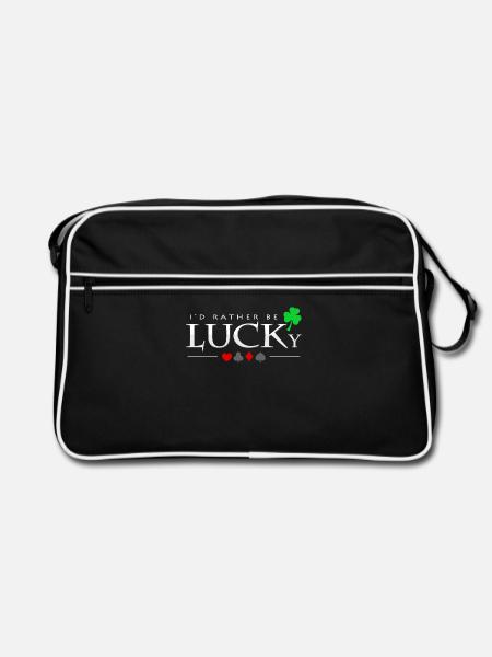 poker - Retro Bag - black/white - Front