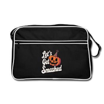 Faisons-nous écraser - Sac Retro - noir/blanc - Devant