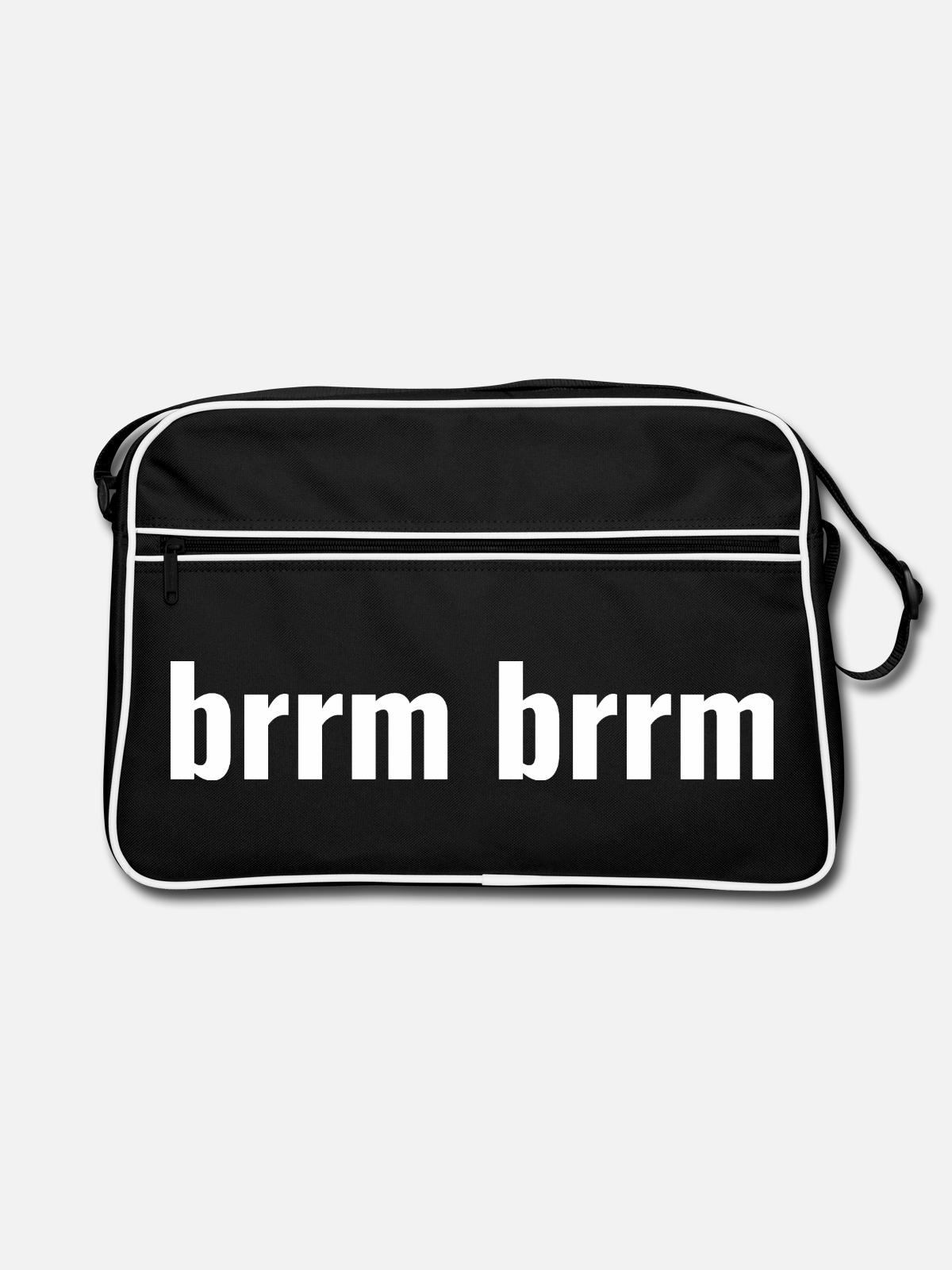 brrm brrm - Retro Bag - black/white - Front
