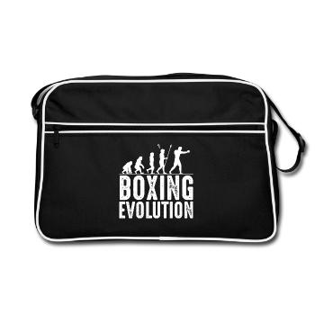 boxer - Retro Bag - black/white - Front