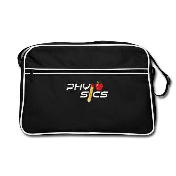 physicist - Retro Bag - black/white - Front