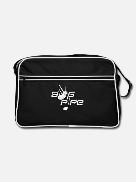 Cornemuse - Sac Retro - noir/blanc - Devant