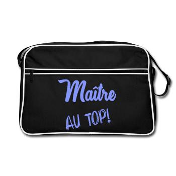 MASTER - Retro Bag - black/white - Front