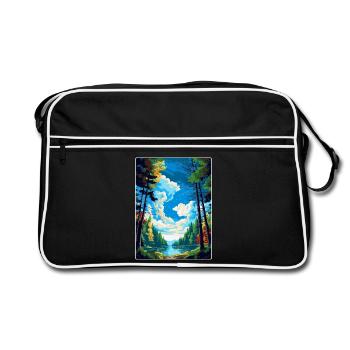 Forest Of Dean Vintage Travel Poster Souvenir WPA - Retro Bag - black/white - Front