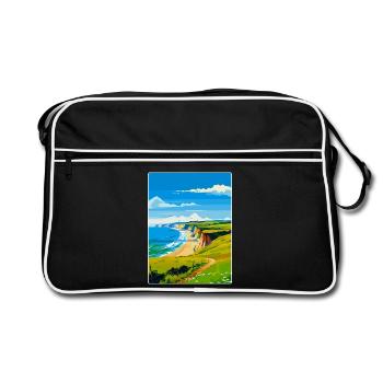 Dorset Uk Vintage Travel Poster Souvenir WPA - Retro Bag - black/white - Front