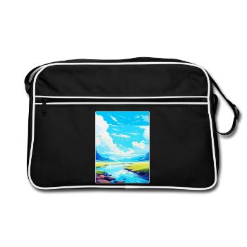 High Cup Nick Cumbria Vintage Travel Poster WPA - Retro Bag - black/white - Front