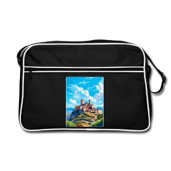 Avila Spain Vintage Travel Poster WPA Art Souvenir - Retro Bag - black/white - Front