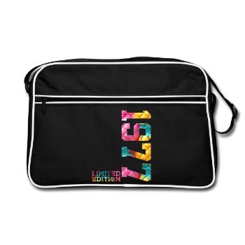 49TH BIRTHDAY LIMITED EDITION 1977 - Retro Bag - black/white - Front